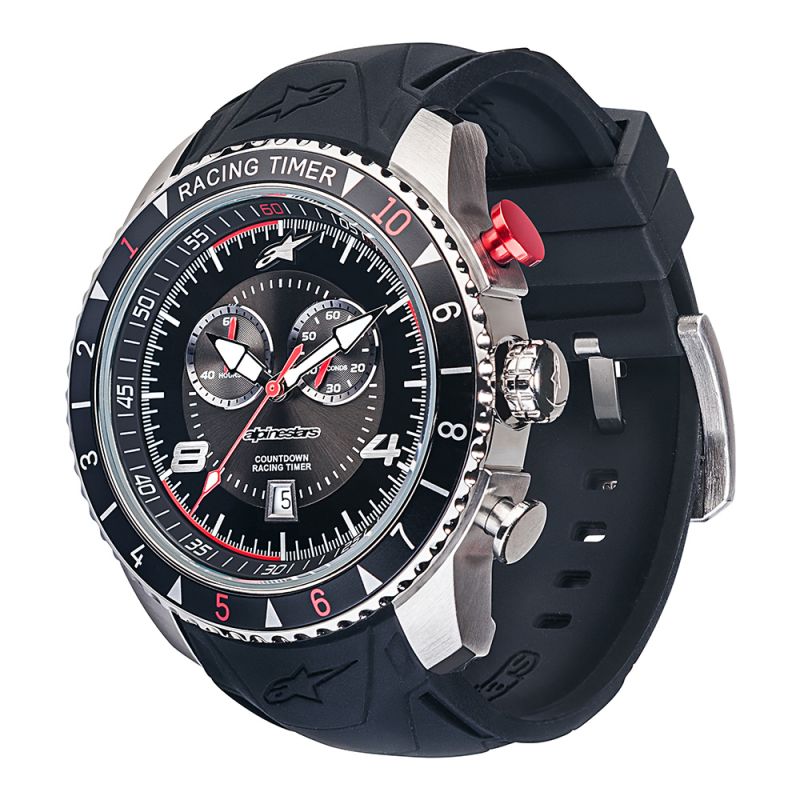 Tech Watch Racing Timer-Black/Steel