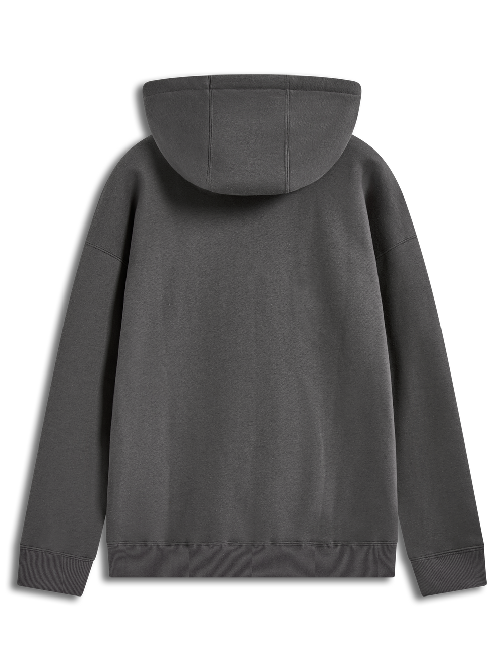 Alpinestars Prelude Oversized Hoodie, Sportswear Fleece Pullover, Charcoal Gray, rear view showing relaxed fit and hood.