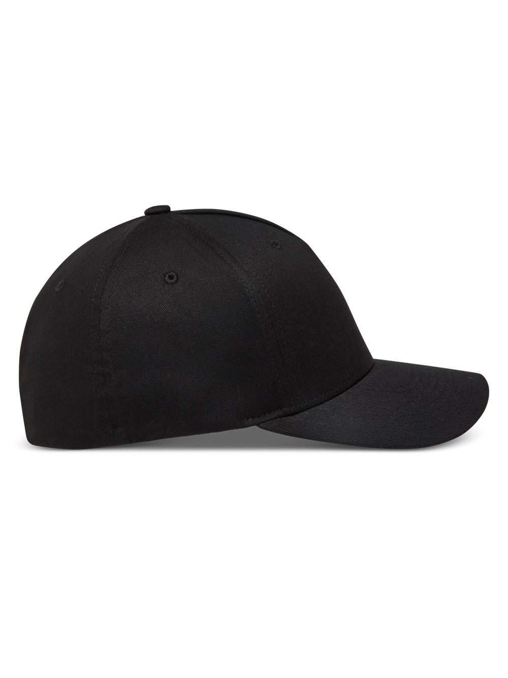 Alpinestars Maze Hat, Black curved bill baseball cap with structured crown and flex back in twill fabric.