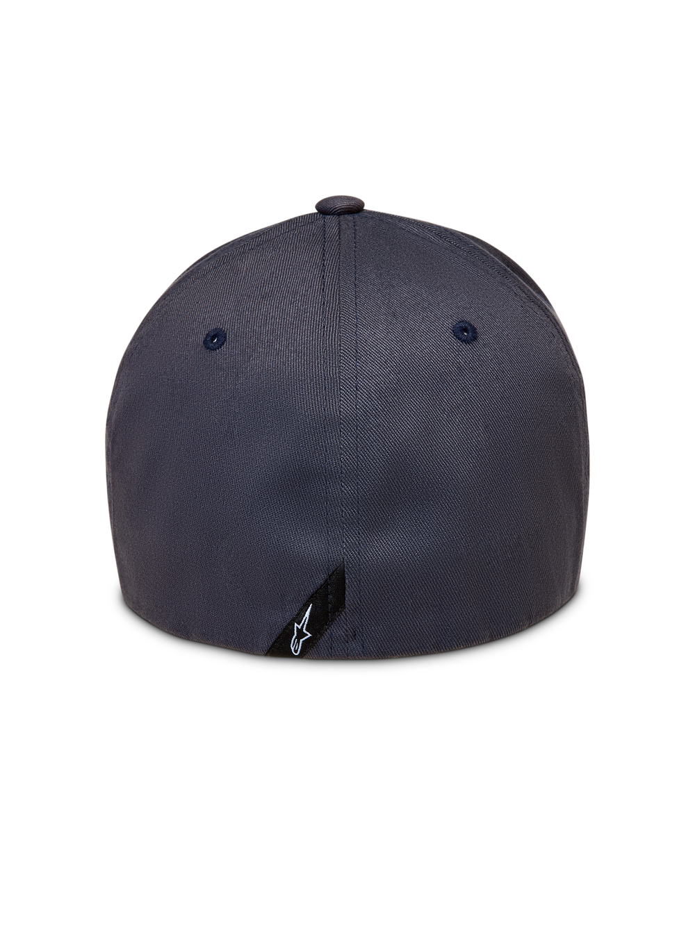 Alpinestars Maze Hat, Sportswear Flex Back Cap, Dark Grey, Twill Material, back view with Astars logo detail.