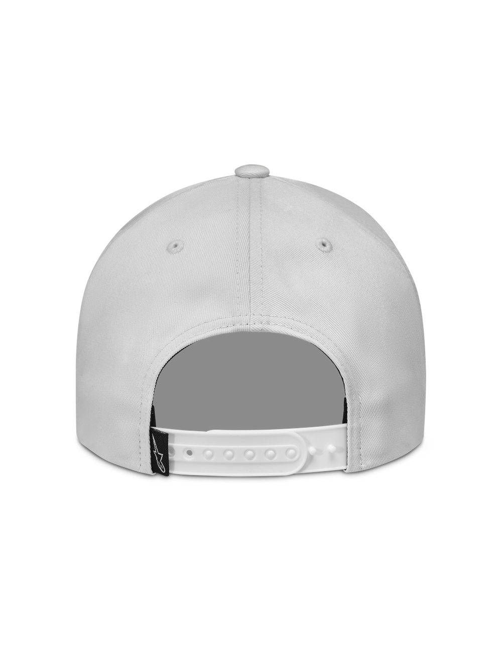 Alpinestars Combo Logo Snapback Hat, off-white sportswear cap with an adjustable snapback closure and twill crown.