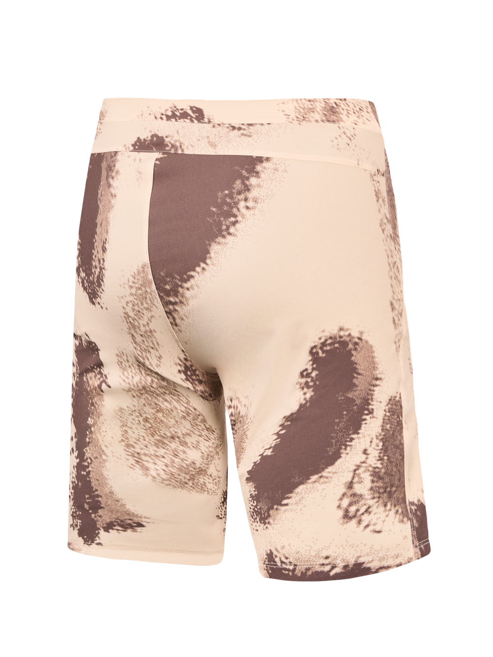 A-Dura Ride Shorts in Sand Camo, back view of durable mountain bike shorts featuring a 4-way stretch woven fabric.