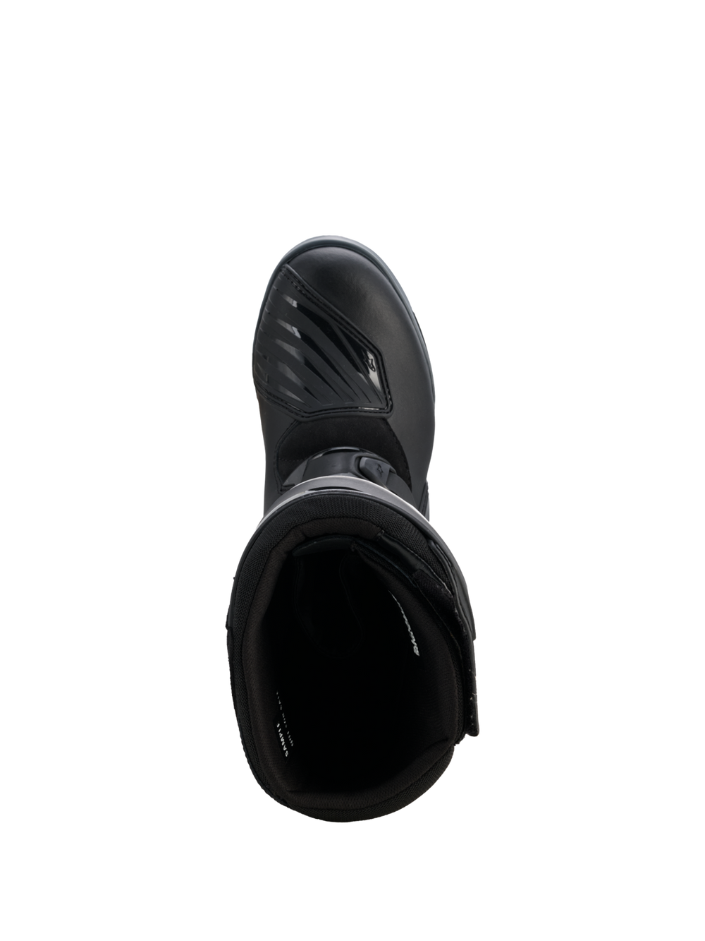 Alpinestars Corozal V2 Adventure Drystar® Boots, black adventure motorcycle boot shown from above with a textured shift pad and protective high-cut design
