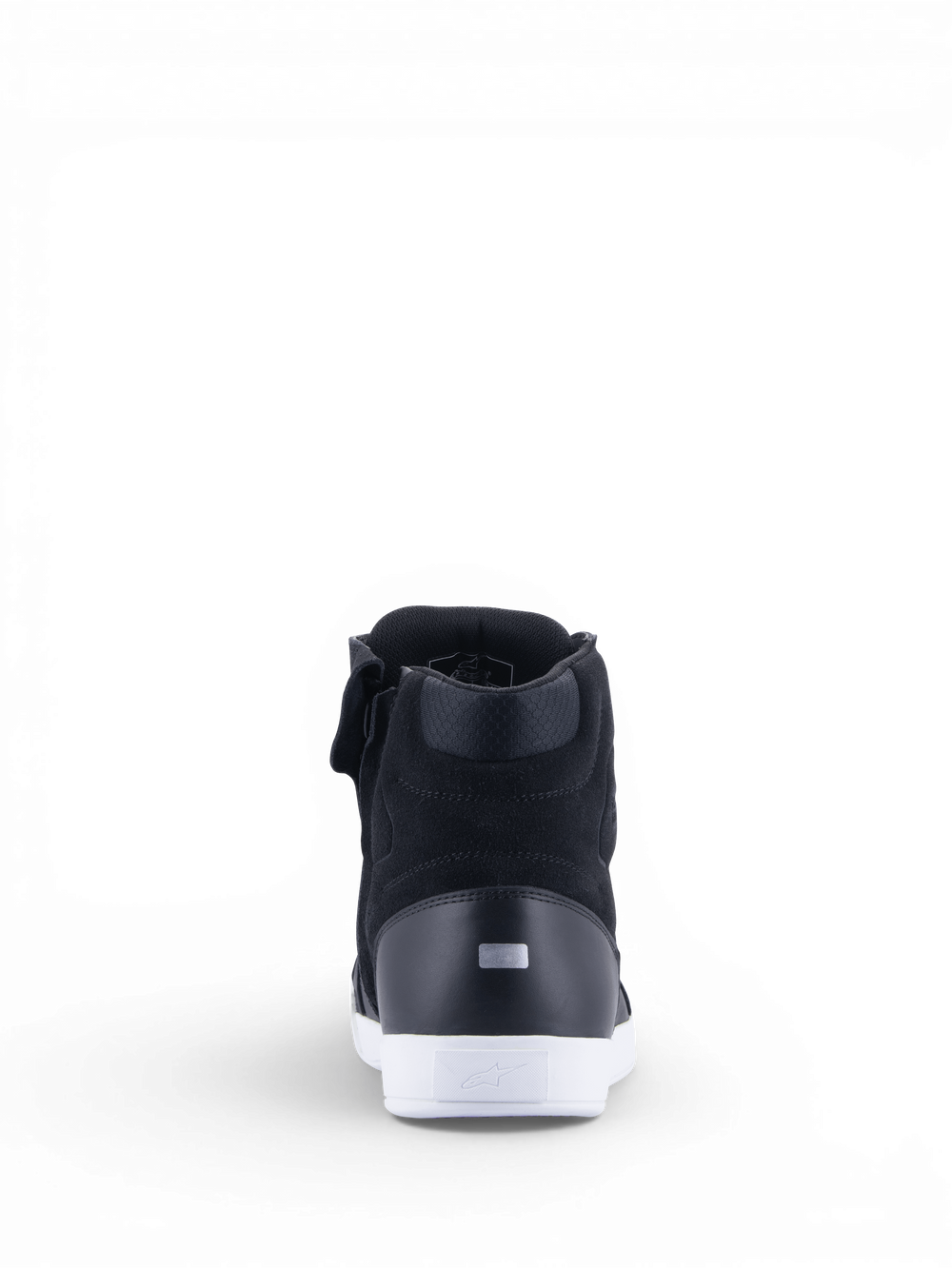 Alpinestars Stella Chrome Drystar Women's Motorcycle Riding Shoes in black and white with a waterproof urban design.