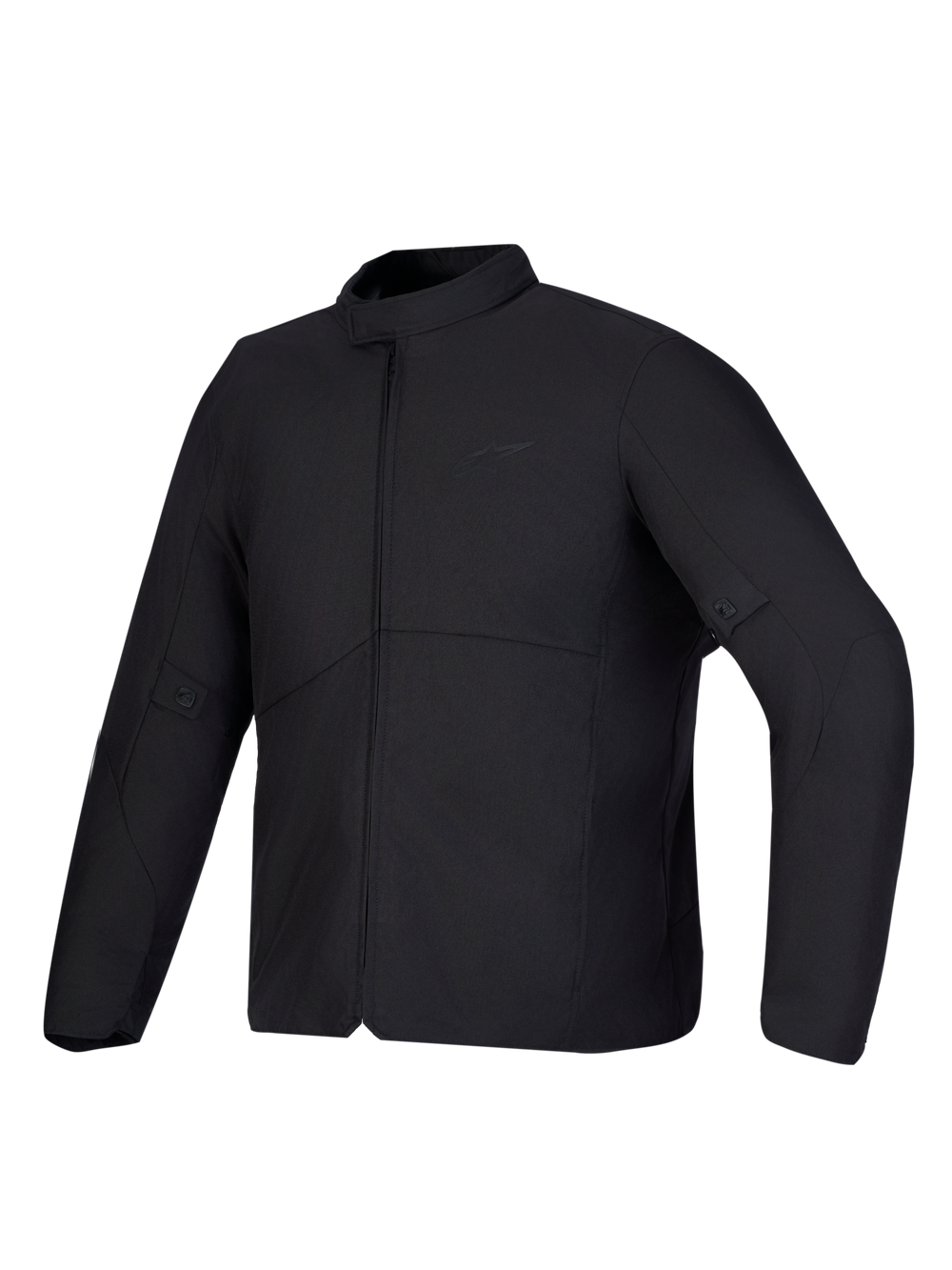 Alpinestars Maver-X Leather Jacket, urban contemporary motorcycle jacket, Black, premium soft bovine leather construction with a biker collar