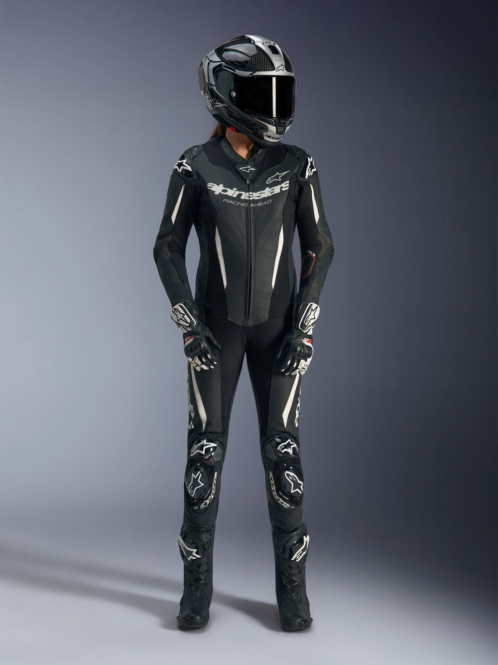 Women Stella GP-R7 Leather Suit - 1Piece