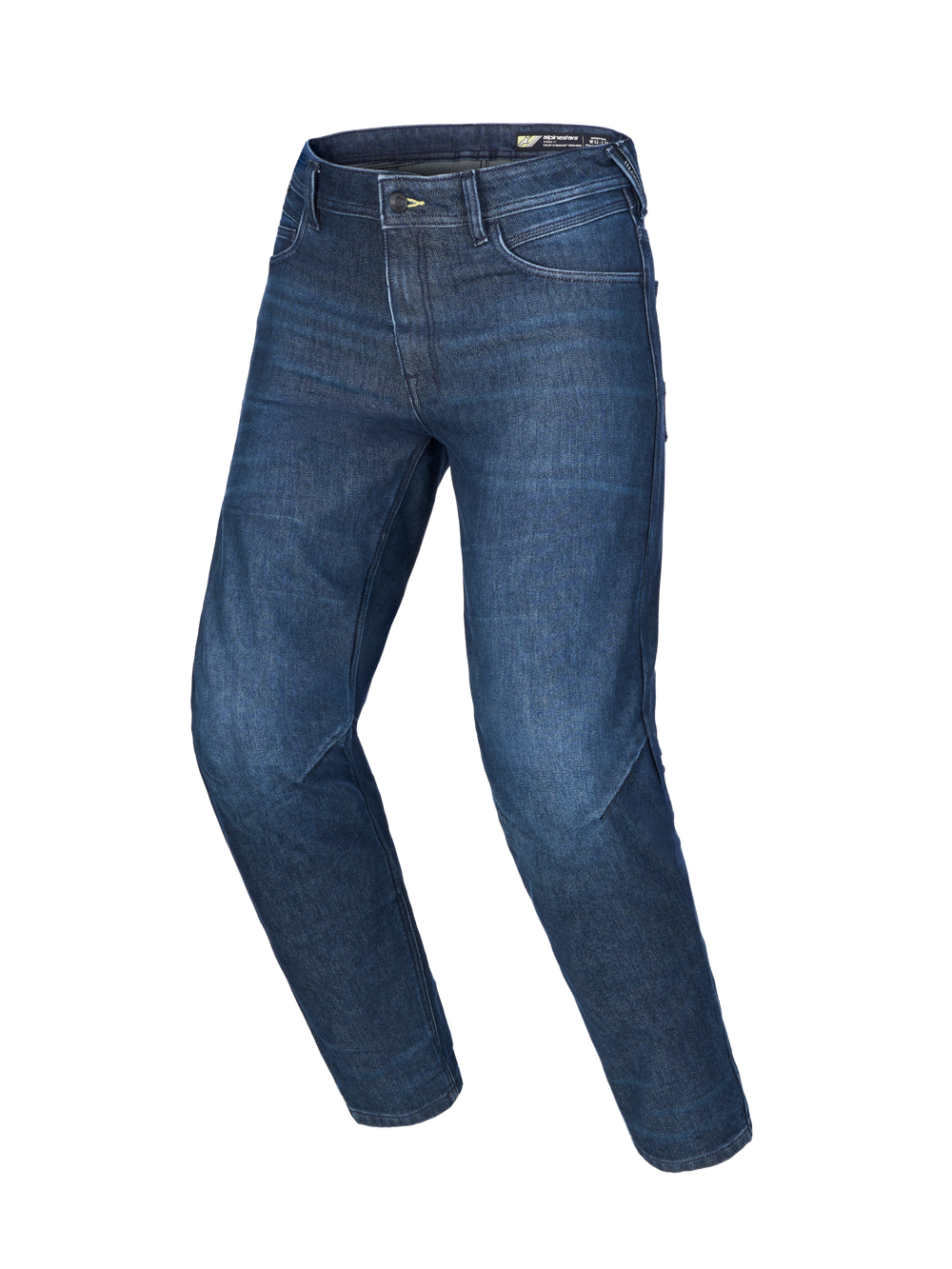 Alpinestars Flex-AST 10 Tough Max Denim Pants, Motorcycle Riding Jeans, Dark Blue, CE Class AAA Certified