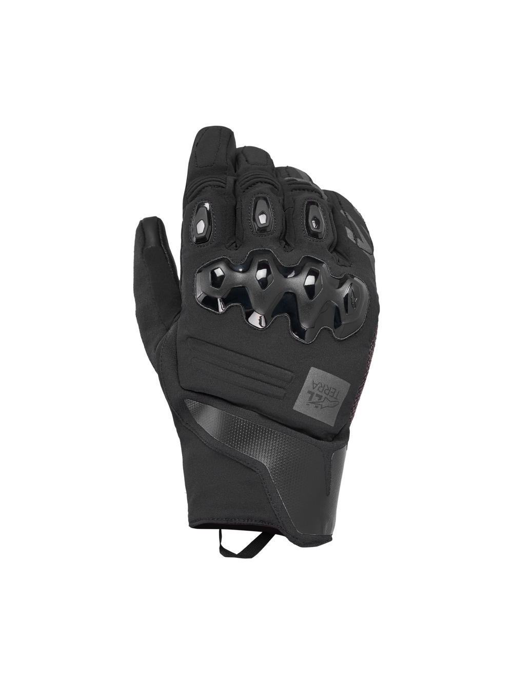 Alpinestars Harok Pro Drystar Gloves, Adventure Motorcycle Gloves, Black, waterproof membrane with ergonomic TPU dual-density knuckle protection