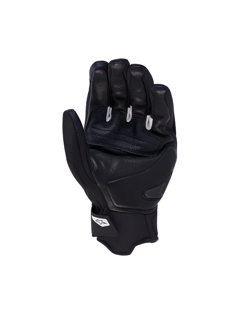Alpinestars Faster V3 Plasma Drystar Gloves, Motorcycle Riding Gloves, Black and White, CE certified waterproof winter gloves with goat leather palm and knuckle protection