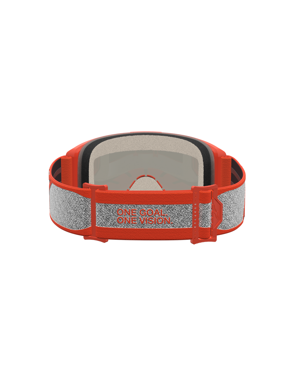 Alpinestars Vision 5 Rora Motocross Goggles, Orange and Silver strap with 