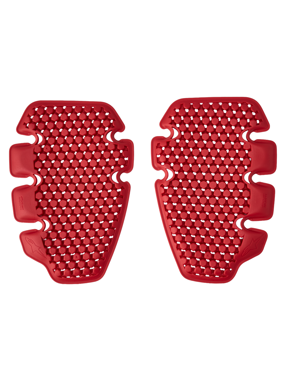 Alpinestars Nucleon Morph St Knee Protector, Level 2 motorcycle knee protectors, Red, flexible ventilated structure with ergonomic profile