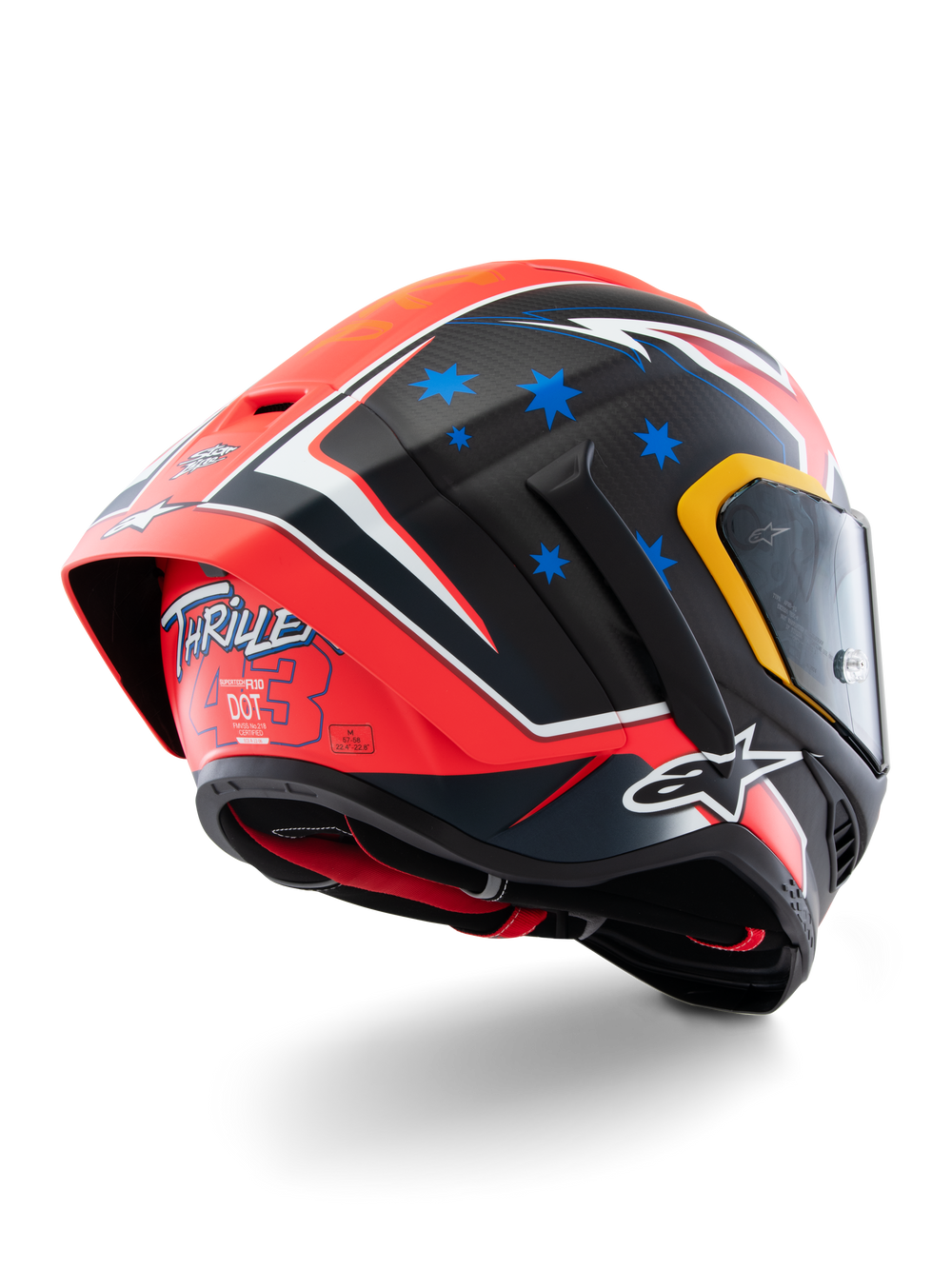 Limited Edition Supertech R10 Miller Helmet