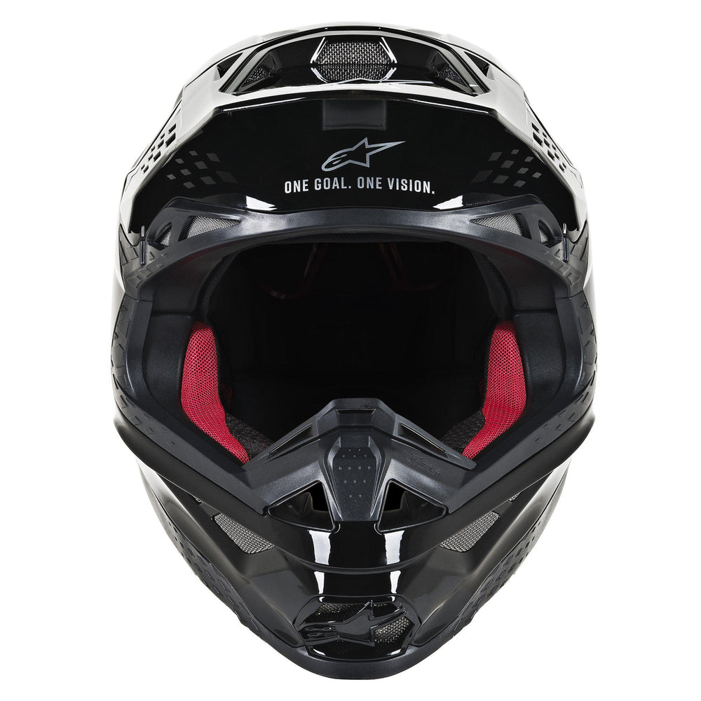 Supertech M8 Solid Black Helmet