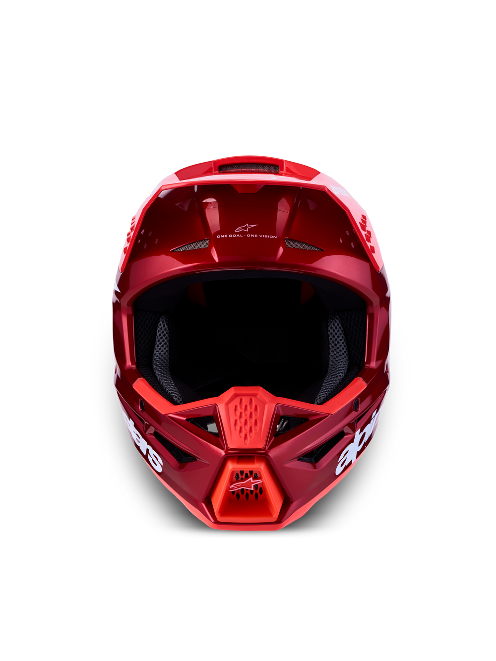 Alpinestars SM3 Radium Helmet, Red Motochrome motocross gear, ECE 2206 certified with lightweight polymer shell.