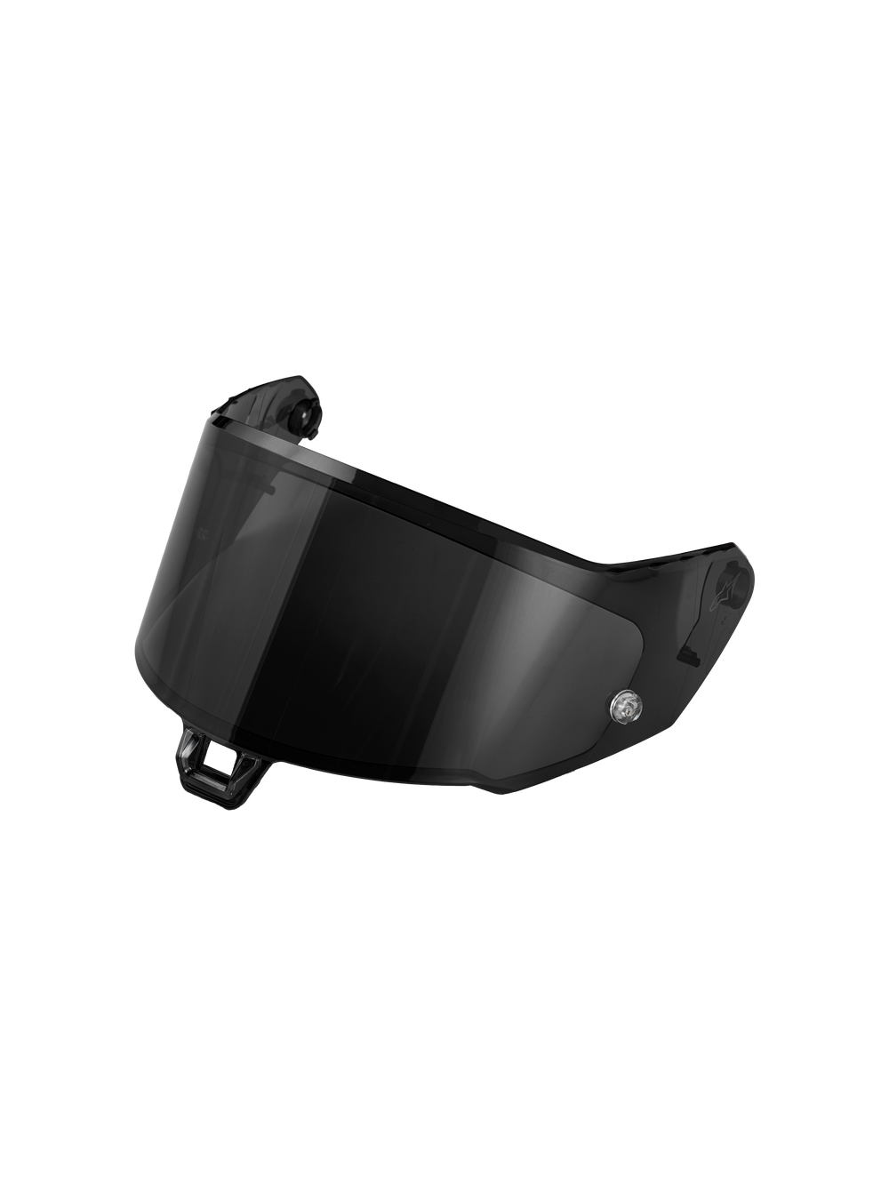 Alpinestars S 02 1 R Dark Smoke, motorcycle helmet shield visor, dark smoke tint, polycarbonate construction, racing use