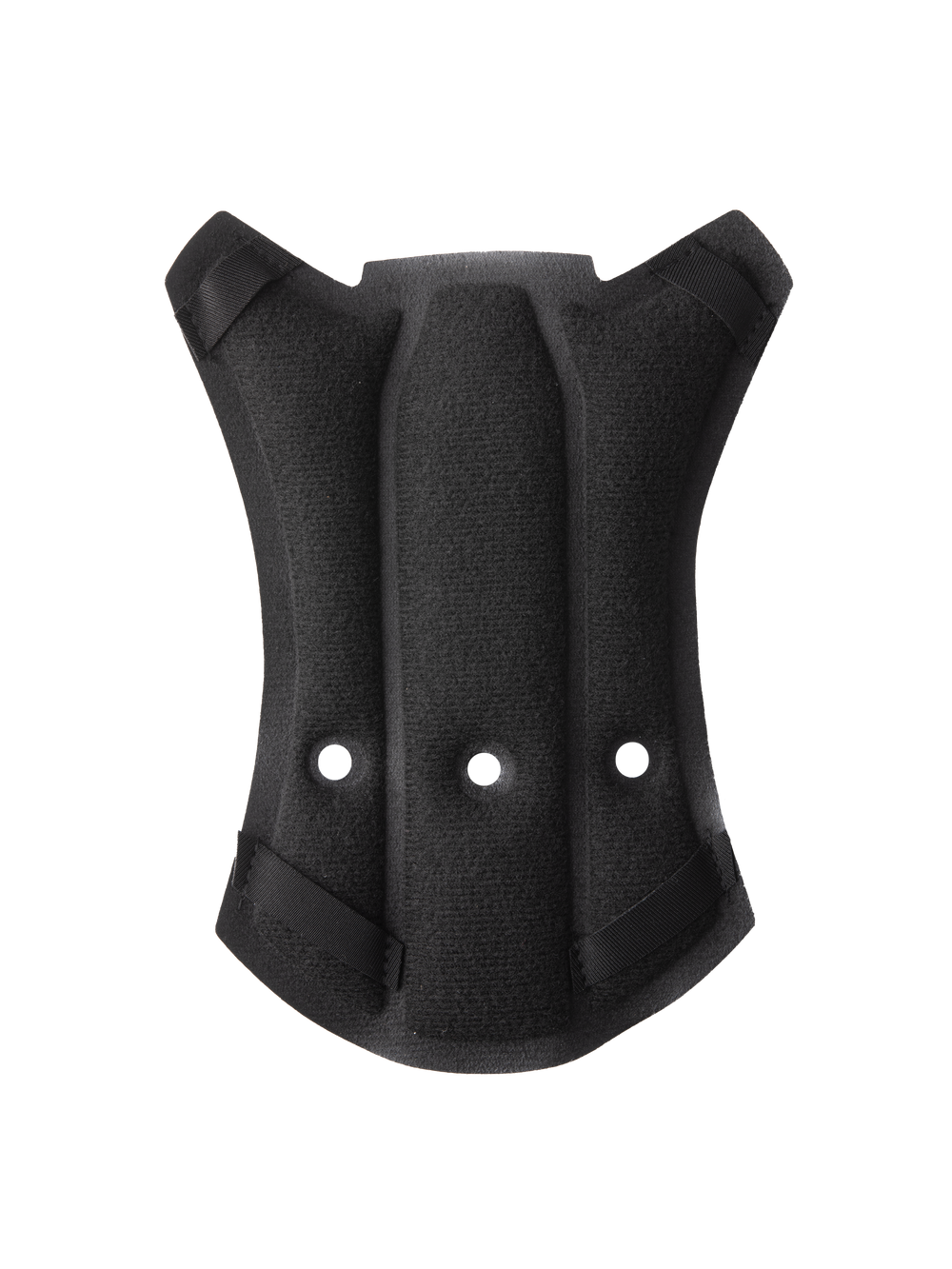 Alpinestars S-M7 Top Pad, Helmet Accessory, Black, contoured padded design with three ventilation holes and corner attachment straps, synthetic fabric for motocross helmet comfort