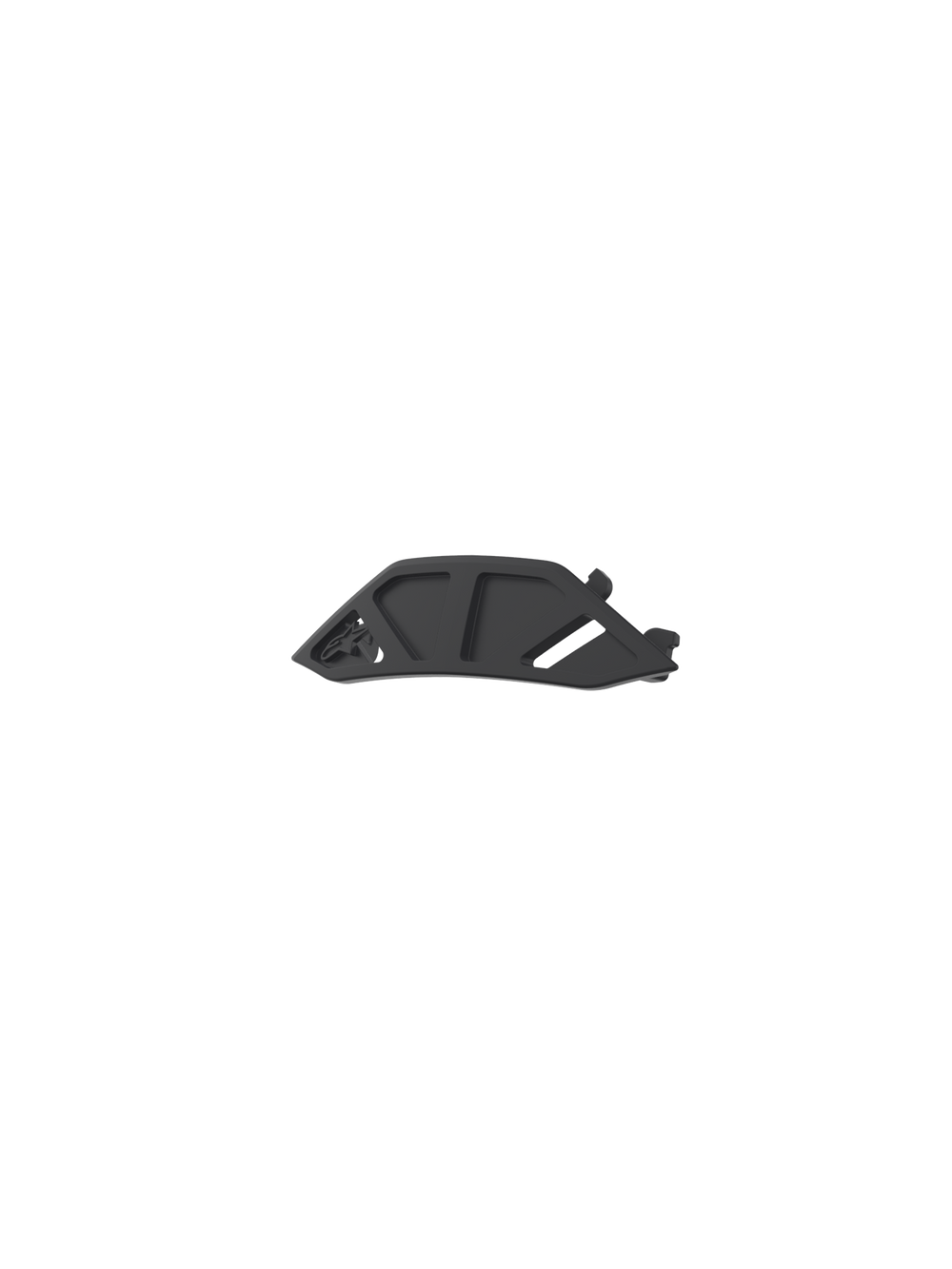 Alpinestars Vision 8-5-3 Nose Guard Replacement, black plastic motocross goggle accessory for off-road protection.
