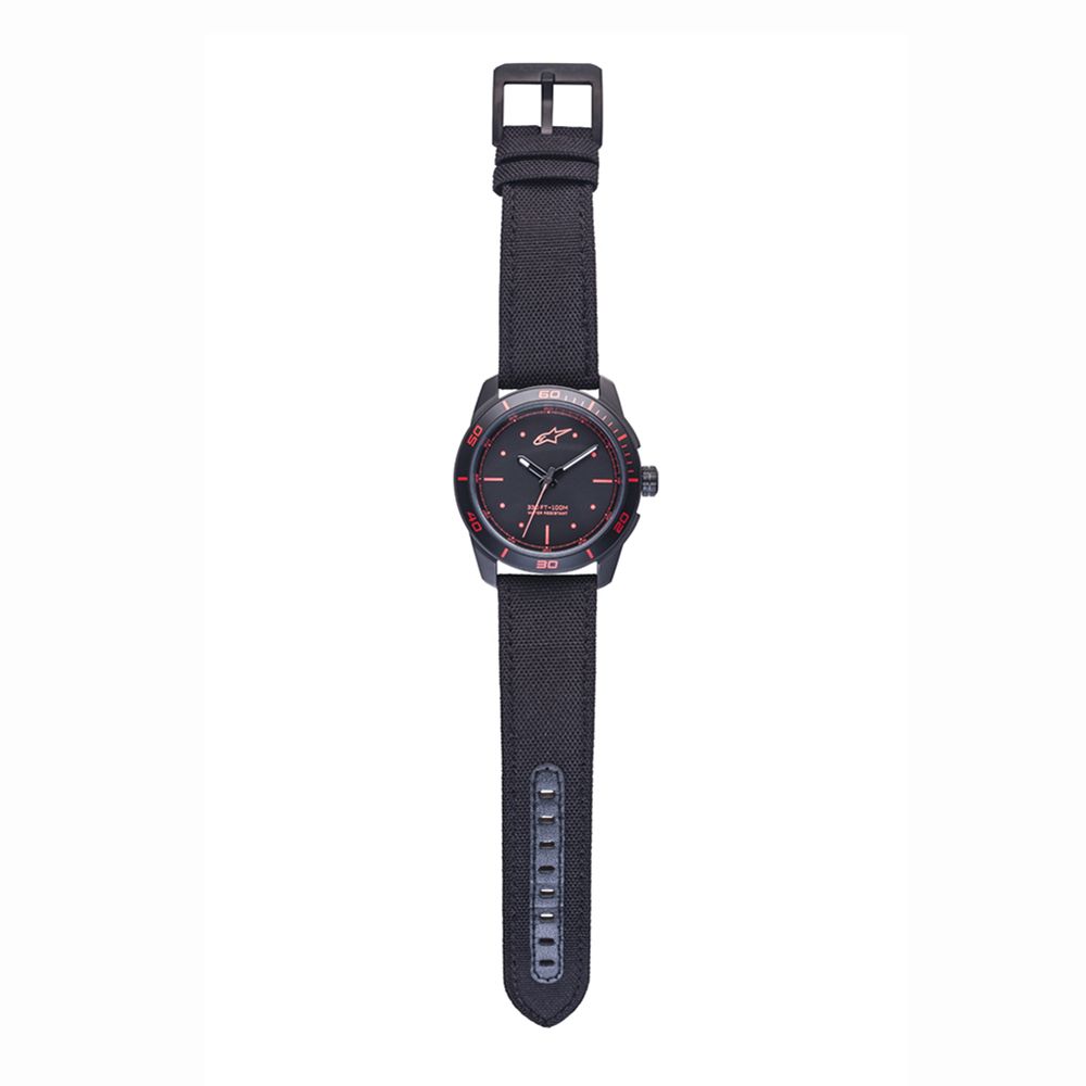 Tech Watch 3H Black-Black/Red